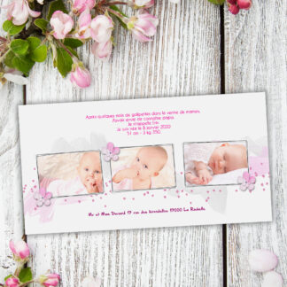 Faire-part de naissance Erin