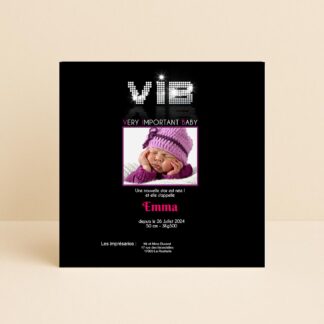 Faire-part de naissance Emma