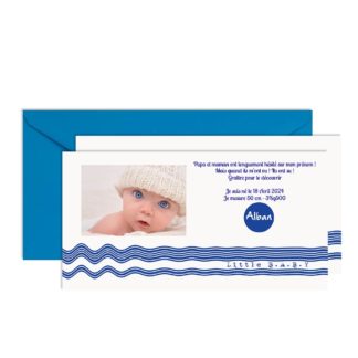 Faire part à gratter Alban