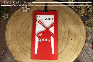 Échantillon faire part pochette Thème cabaret