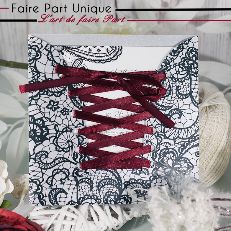 Faire part corset version 2