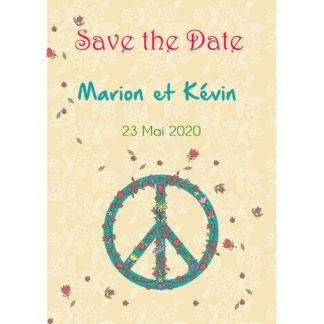 Magnet save the date Marion et Kévin
