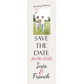 Save the date Inès et Franck