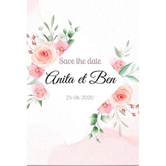 Magnet save the date  Anita et Ben