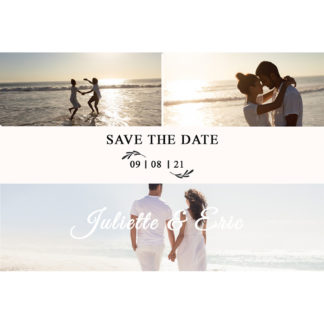 Magnet save the date  Juliette et Eric