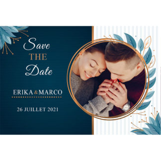 Magnet save the date  Erika et Marco