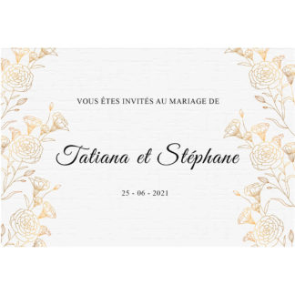 Magnet save the date  Tatiana et Stéphane