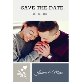 Magnet save the date  Jessica et Marc