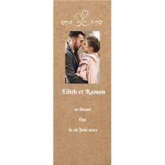 Magnet save the date  Edith et Ramon
