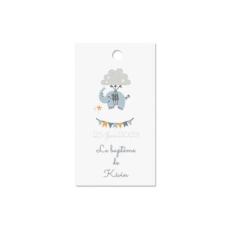 Etiquette à dragée - Little elefun