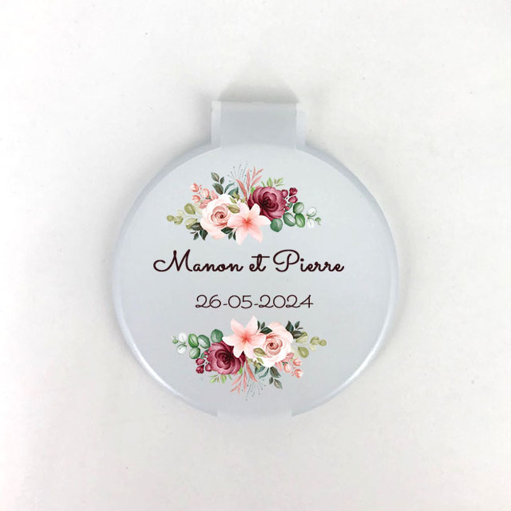 Cadeaux invités - miroir style champêtre